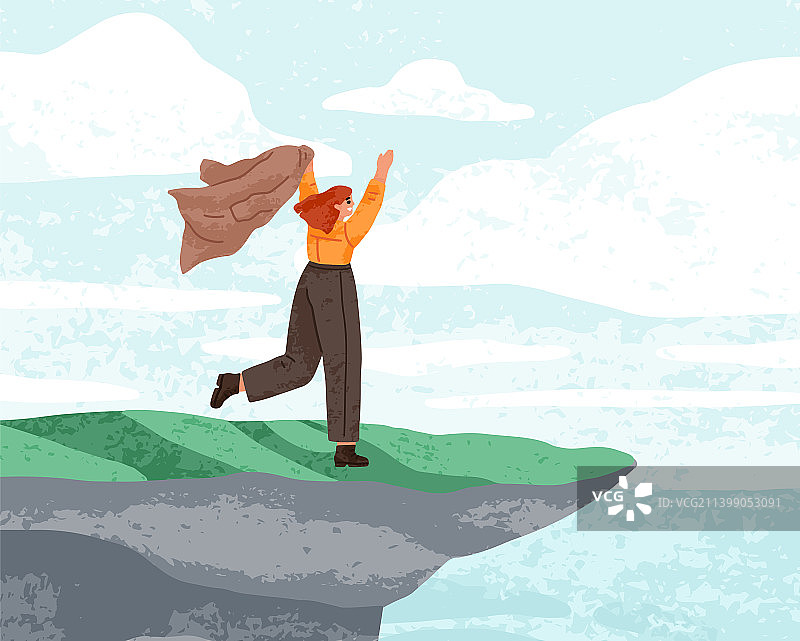 快乐自由的女人图片素材