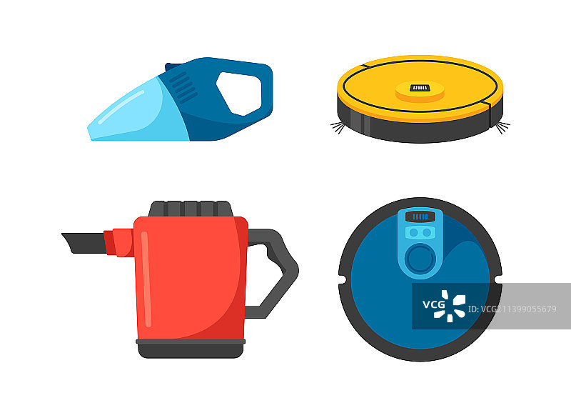 手持机器人真空吸尘器合集图片素材