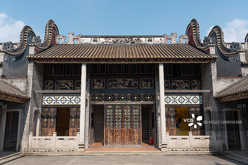 佛山祖庙黄飞鸿纪念馆古建筑图片素材