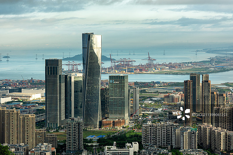 深圳前海及前海世贸大厦图片素材