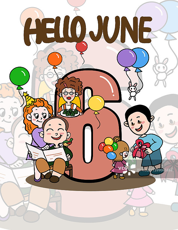 欢乐的六月图片素材