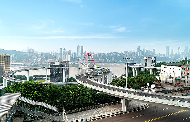 重庆苏家坝立交桥图片素材