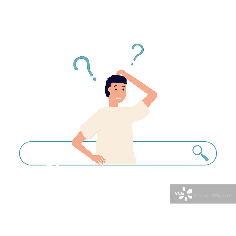 思考中的男子搜索结果图片素材