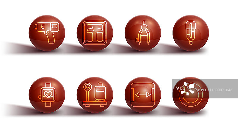 智能手表医疗数字温度计图片素材