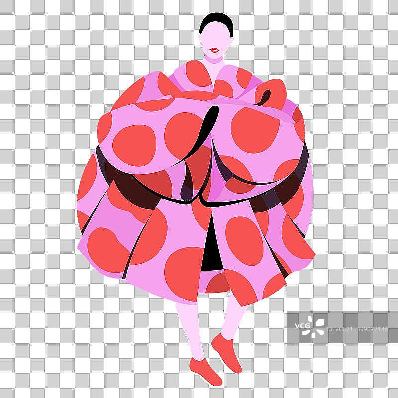 时尚大衣造型女性图片素材