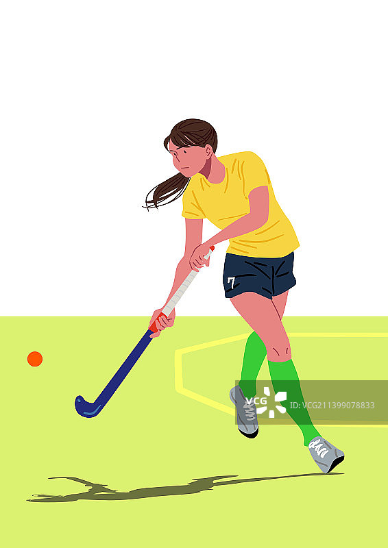 运动休闲活动爱好生活方式：女子曲棍球图片素材