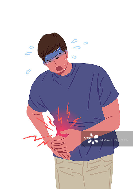 疾病、疼痛、医疗保健、健康生活、腹痛、阑尾炎图片素材