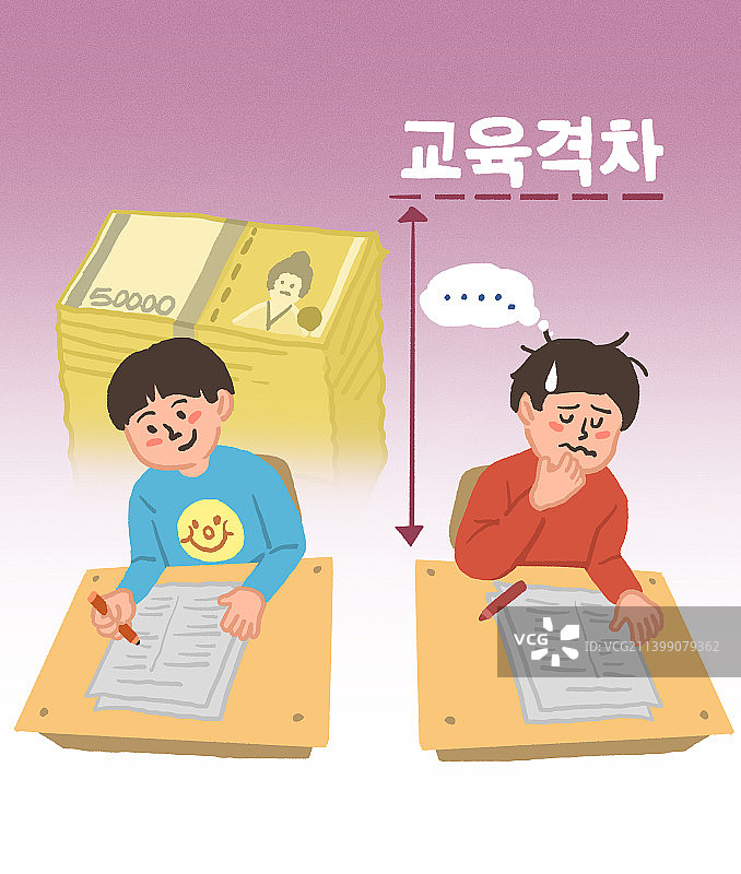 学习差距网络讲座插画图片素材