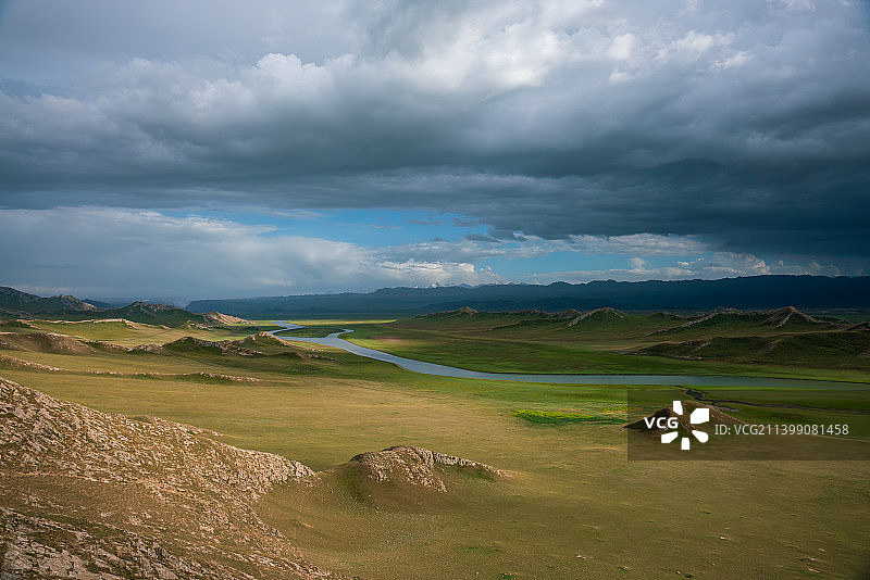 新疆巴音布鲁克风光图片素材