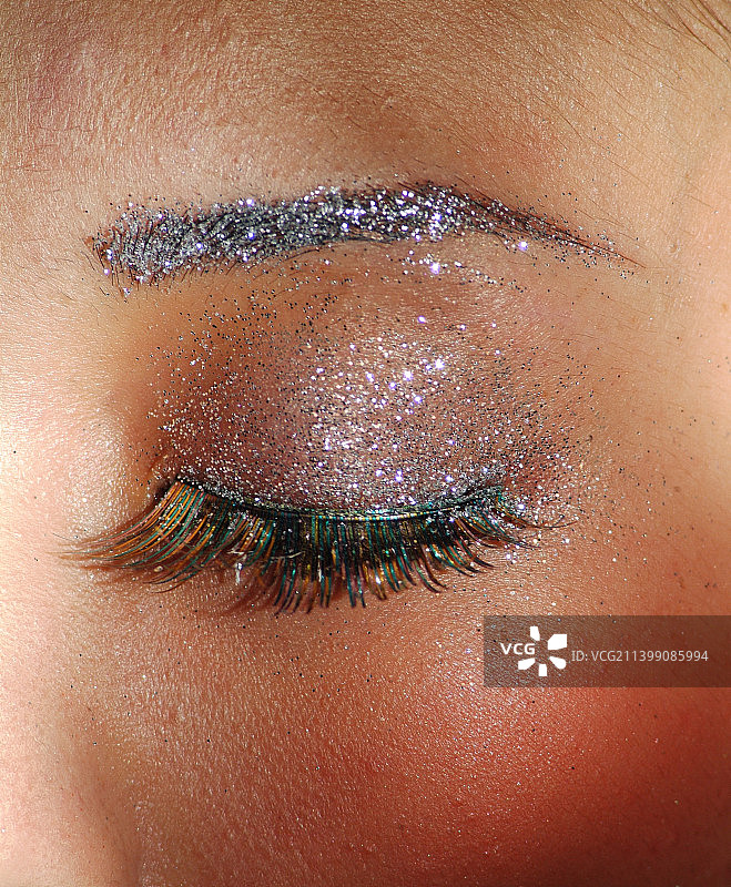 睫毛化妆图片素材