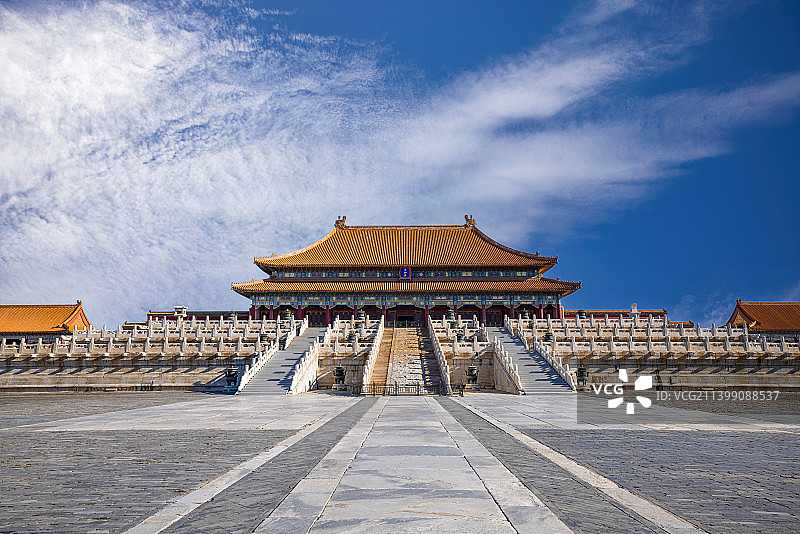 北京故宫太和殿图片素材