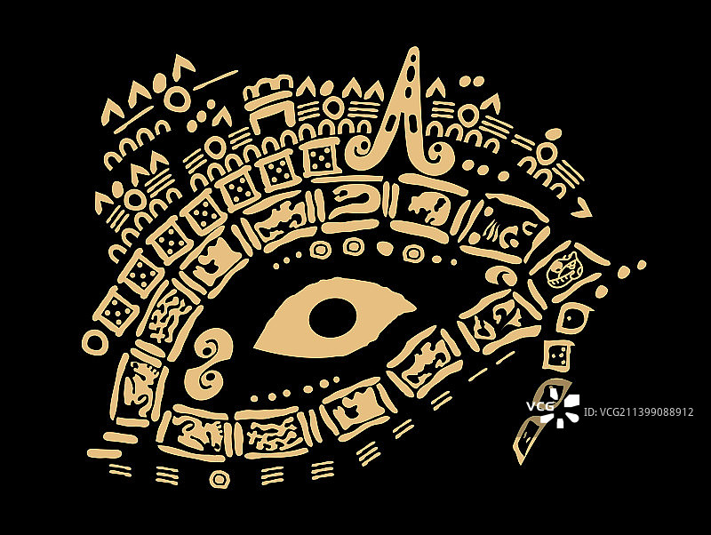 古代玛雅文明主题设计图片素材