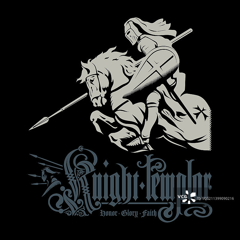 中世纪骑士设计战争图片素材