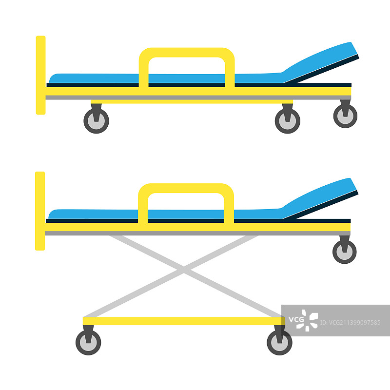 救护车担架图片素材