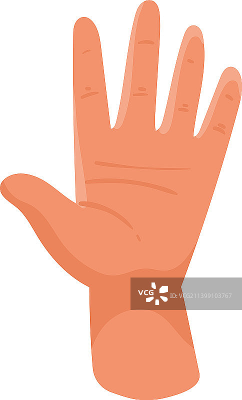 向上张开的手图片素材
