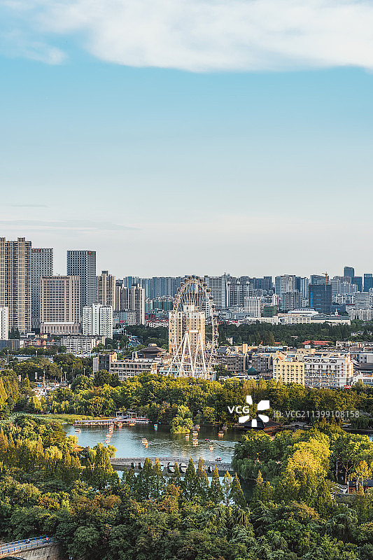 中国安徽合肥市庐阳区逍遥津风光图片素材