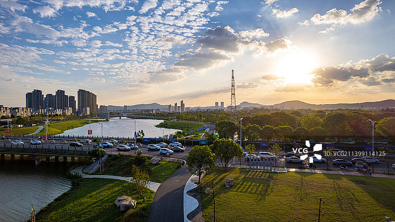 南京江宁九龙湖图片素材