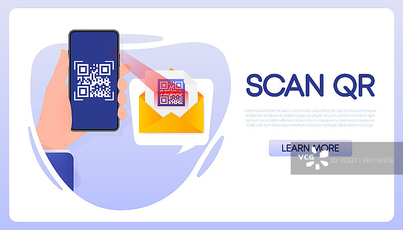 扫描二维码智能手机图片素材