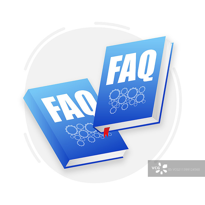 常见问题解答书籍下载支持帮助概念支持图片素材