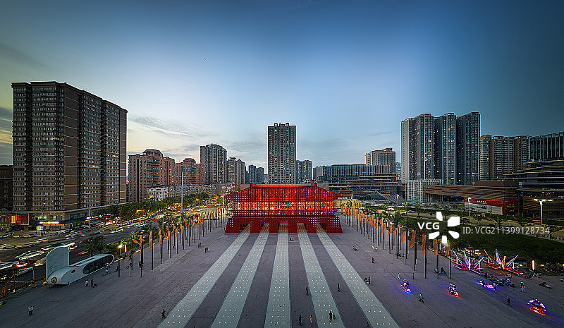 《日落明德门》图片素材