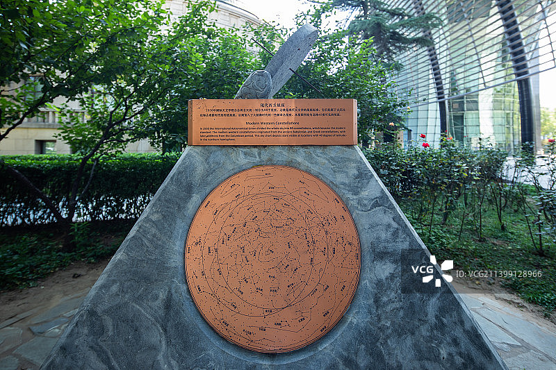 北京天文馆现代西方星座图图片素材
