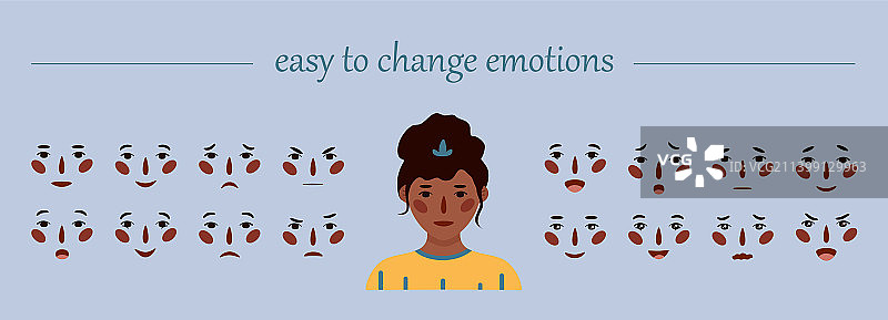 女孩肖像合集图片素材