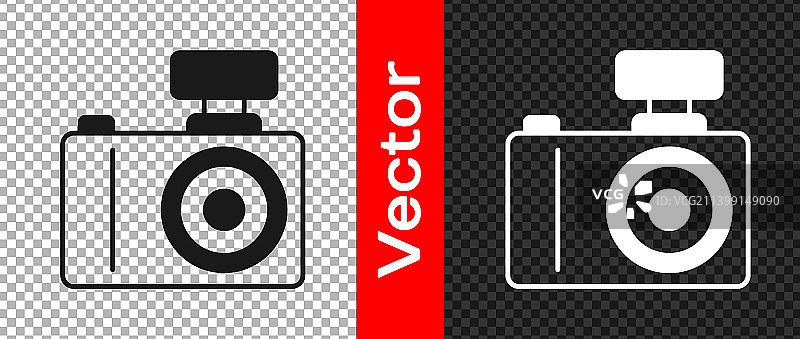 黑色照相机透明背景图标图片素材