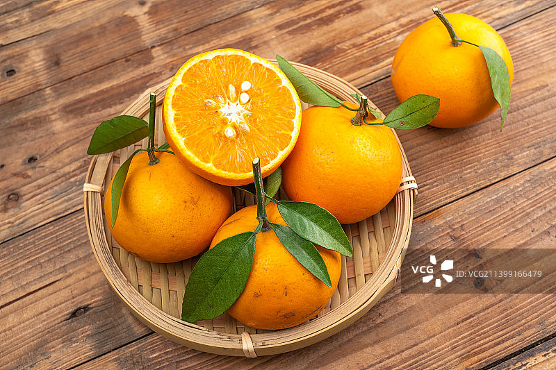 新鲜水果沃柑棚拍图片素材