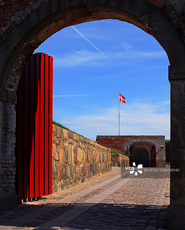 丹麦，哥本哈根，哈雷姆特城堡。图片素材