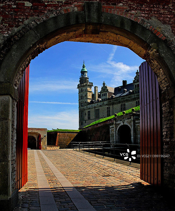 丹麦，哥本哈根，哈雷姆特城堡。图片素材