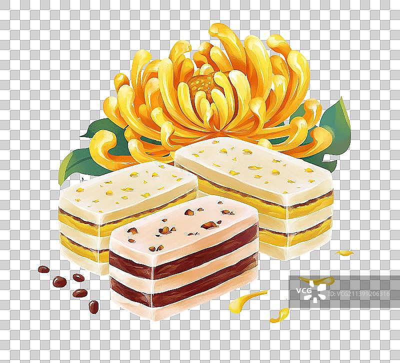 重阳桂花糕图片素材