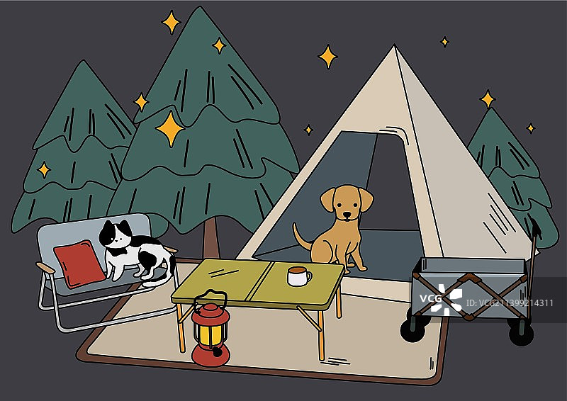 一起去露营（二）图片素材