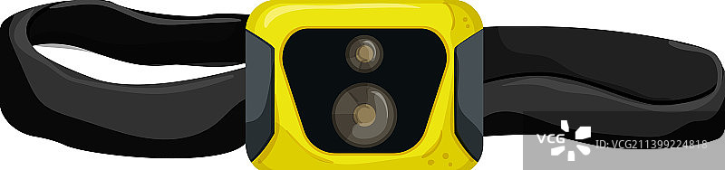 卡通手电筒头灯图片素材