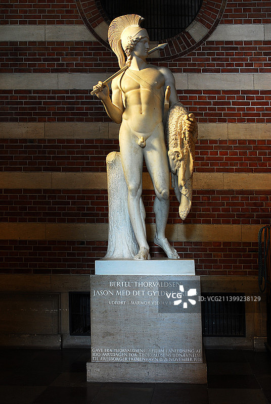 丹麦，哥本哈根的雕塑。图片素材