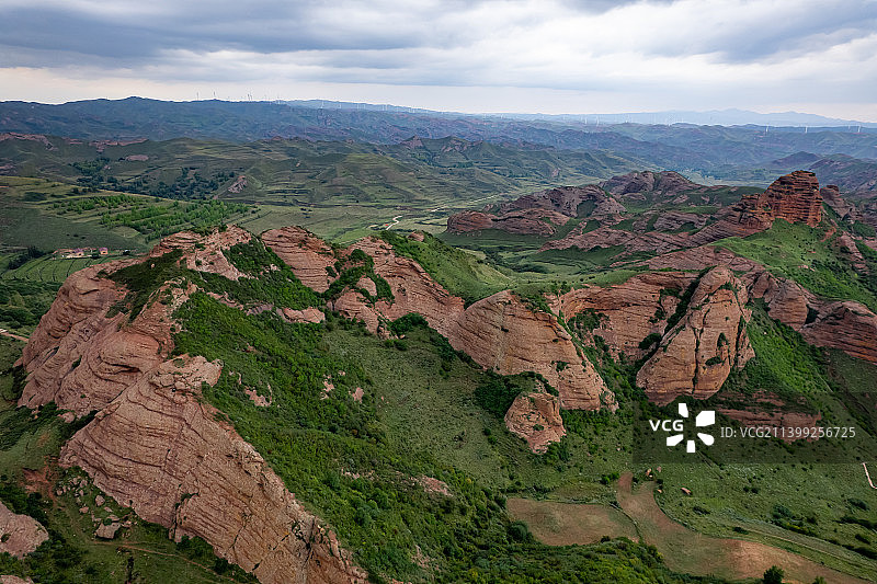宁夏西吉火石寨国家地质公园图片素材