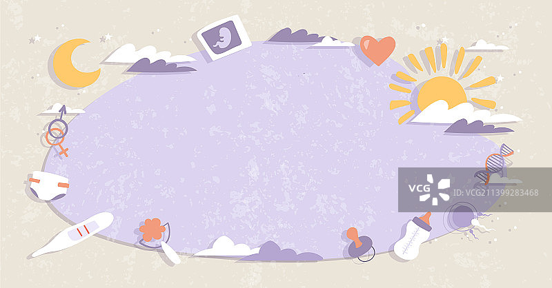 带有文本框的母亲节海报图片素材