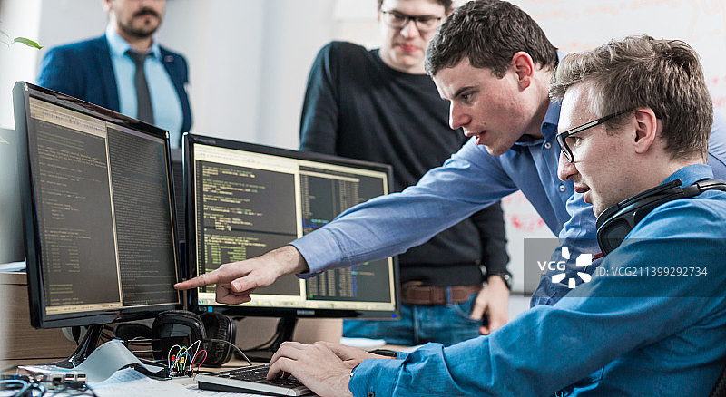 创业业务问题解决软件开发人员工作图片素材