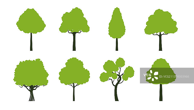 绿色树木图片素材