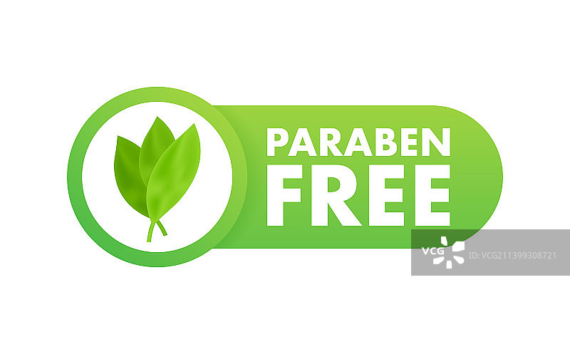 无对羟基苯甲酸酯标签徽章保健图片素材