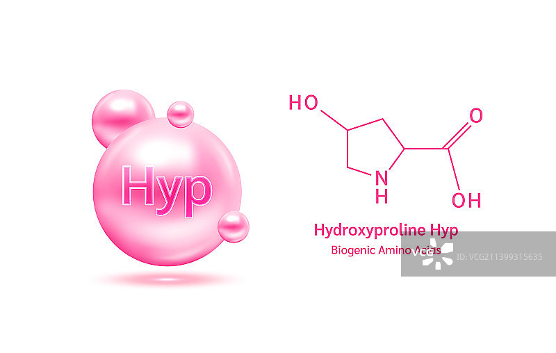 重要氨基酸羟脯氨酸图片素材