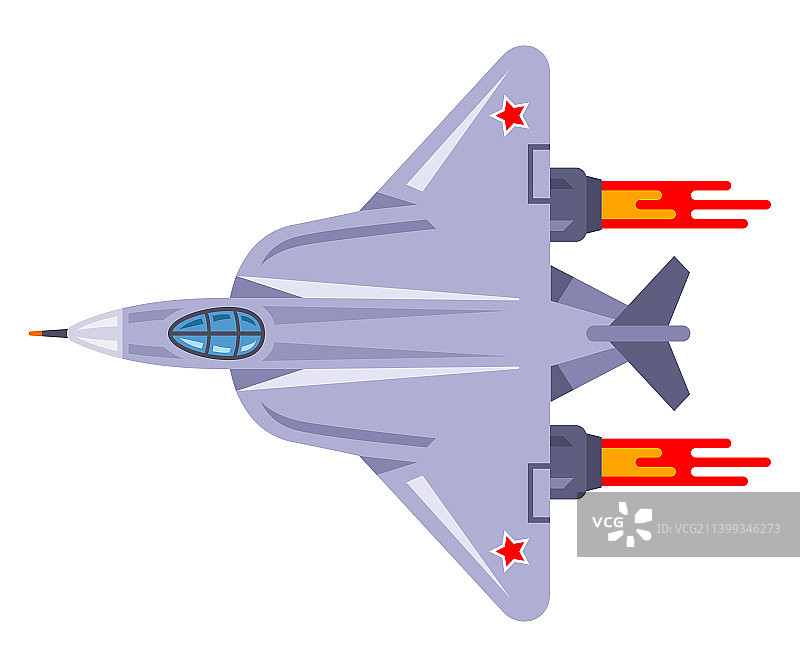 空战战斗机俯视图图片素材