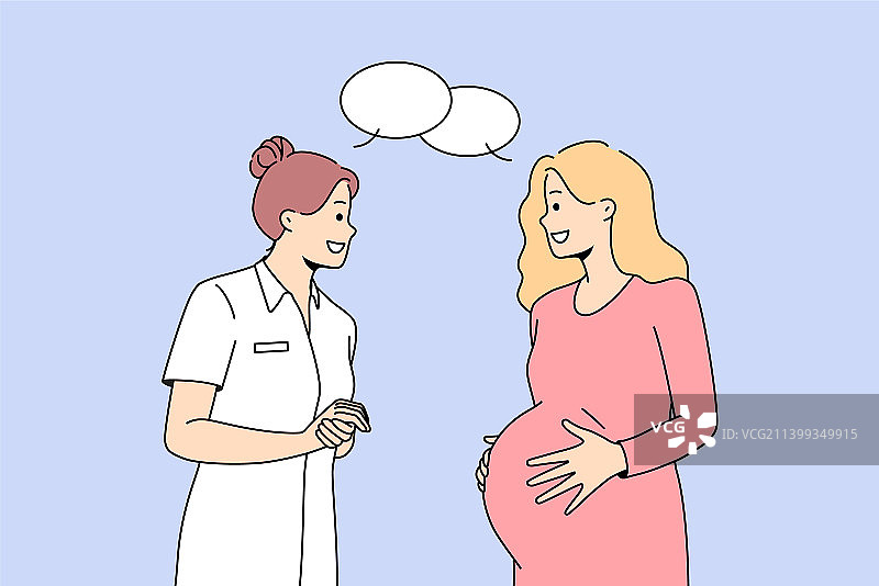 医生咨询孕妇图片素材