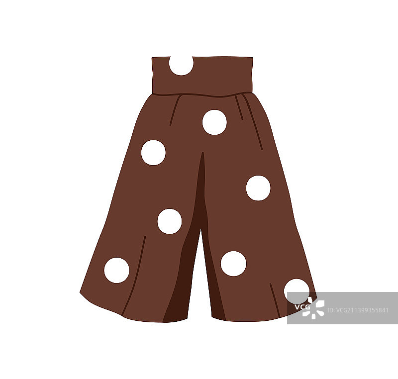 儿童夏季阔腿裤图片素材