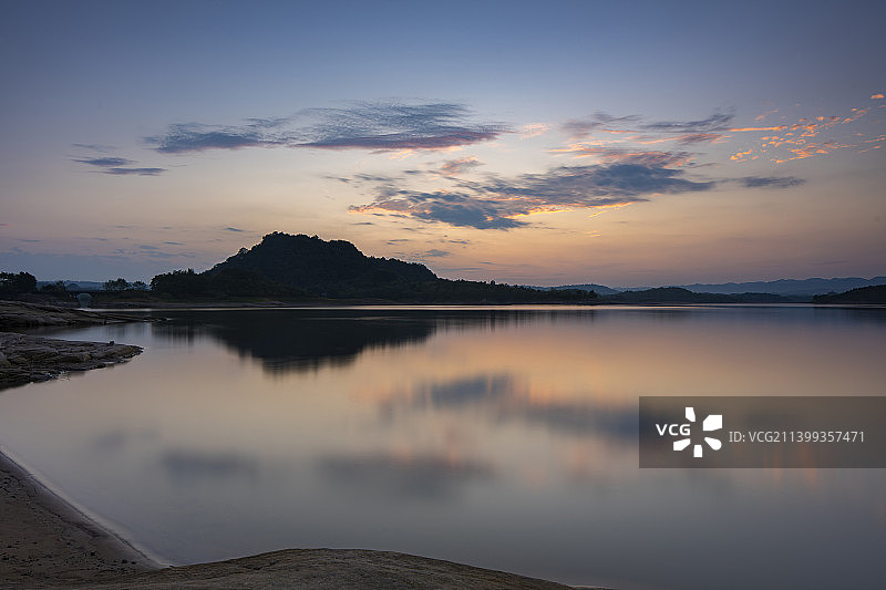 湖光山色图片素材