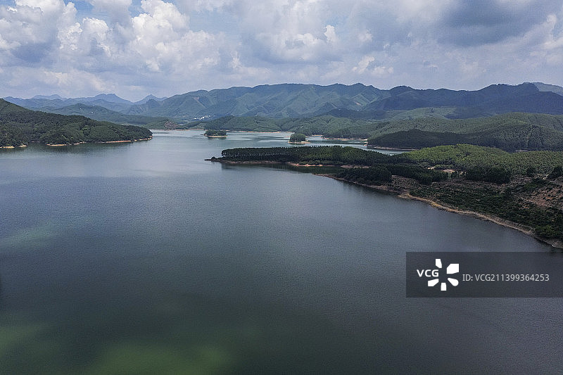 横县六蓝水库图片素材