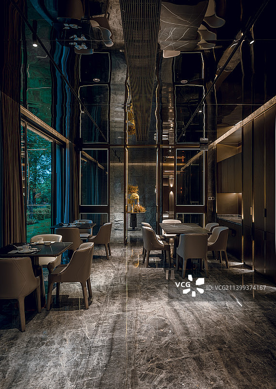 室内设计-餐厅大厅空间图片素材