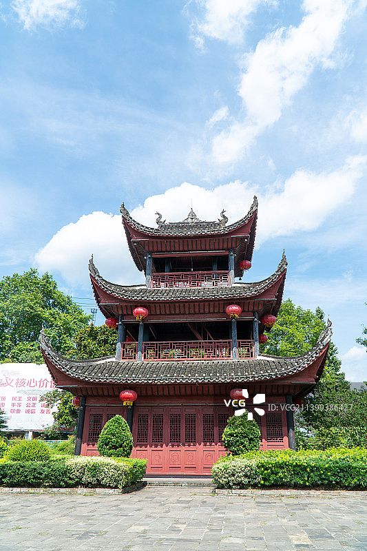 湖南怀化黔阳古城阁楼图片素材