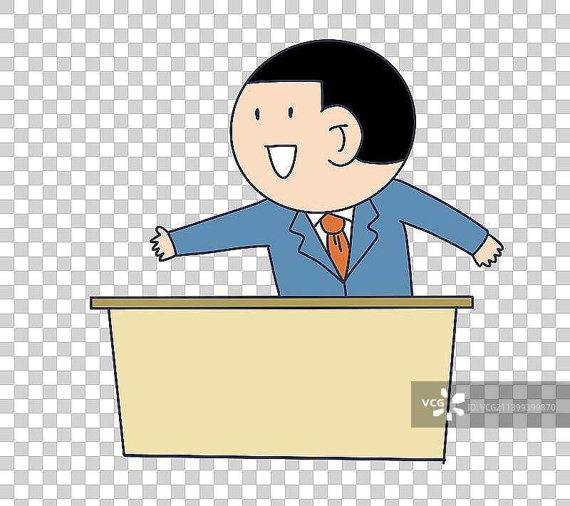 元素：面试官图片素材