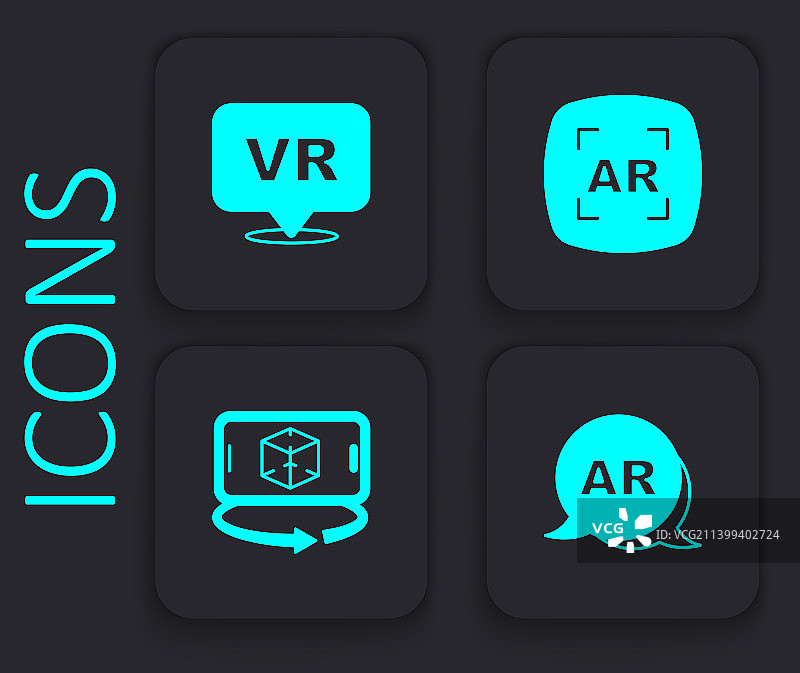 增强现实AR虚拟3D建模图片素材