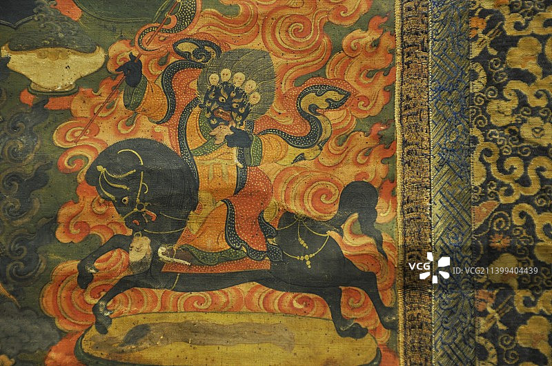 云南省博物馆藏族唐卡图片素材